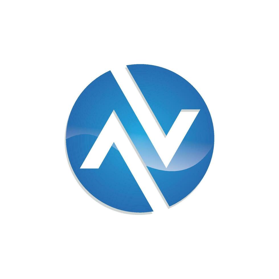 N Letter Logo Template vector