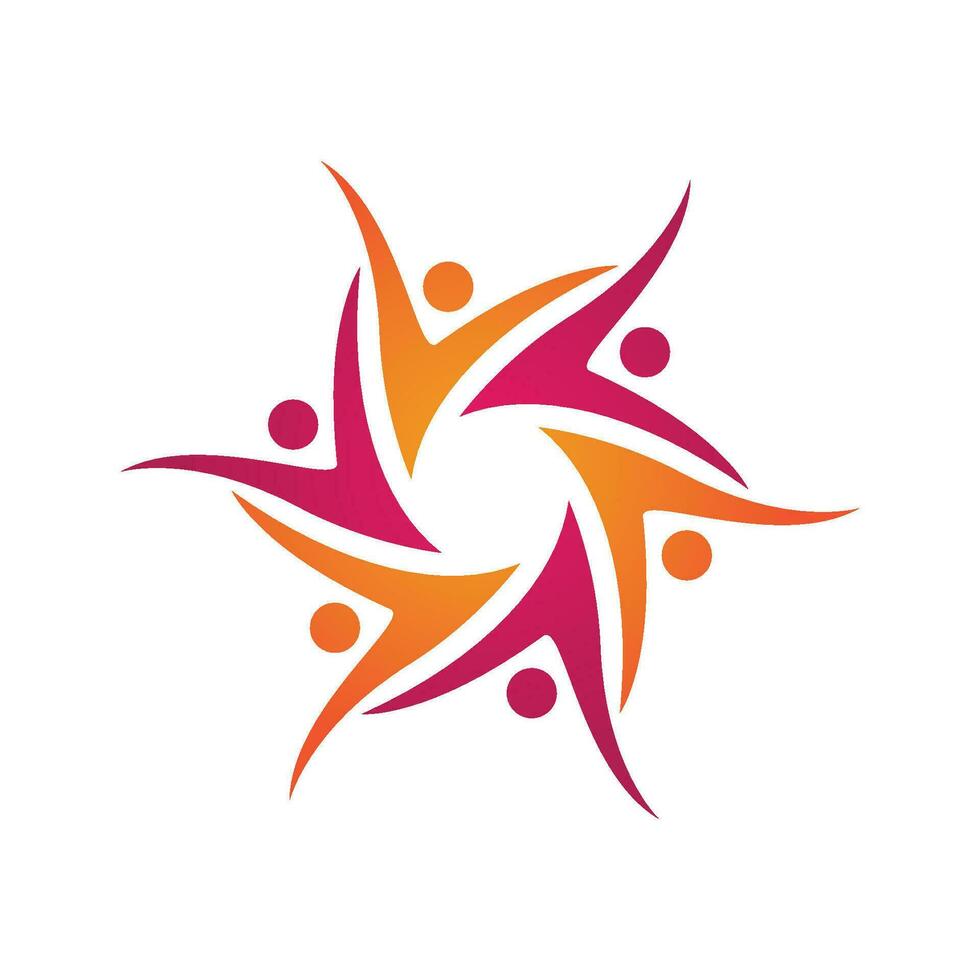 Community, network and social icon vector