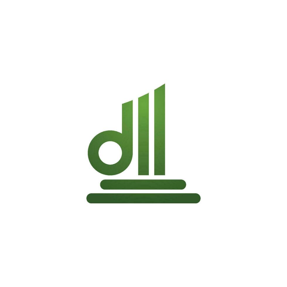 Column icon Logo Template vector
