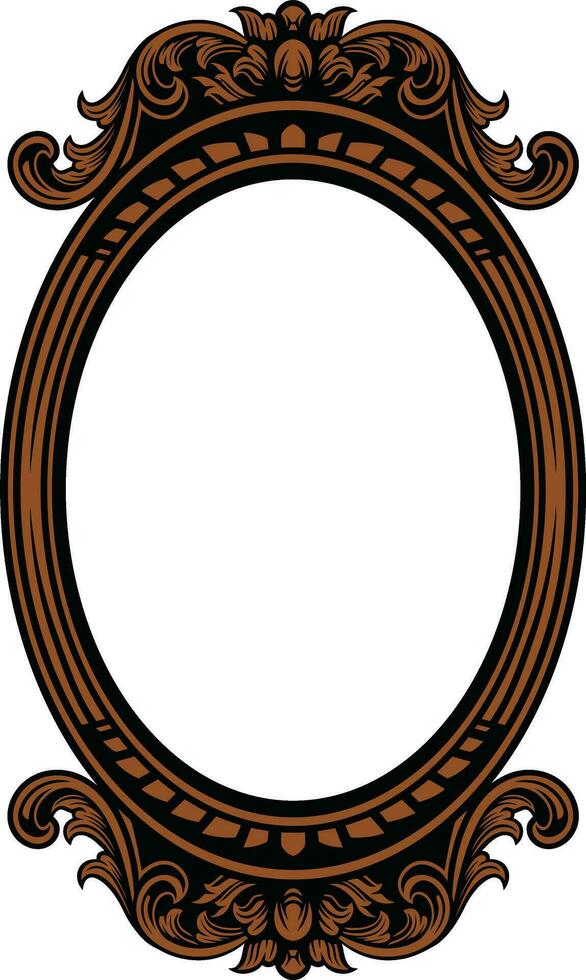 Mirror Vintage Frame vector