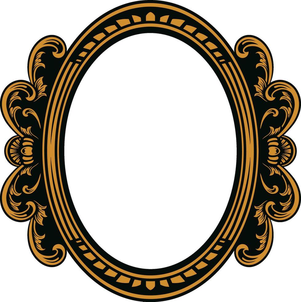 Mirror Vintage Frame vector