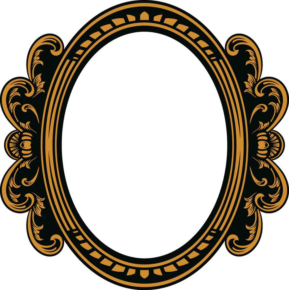 Mirror Vintage Frame vector