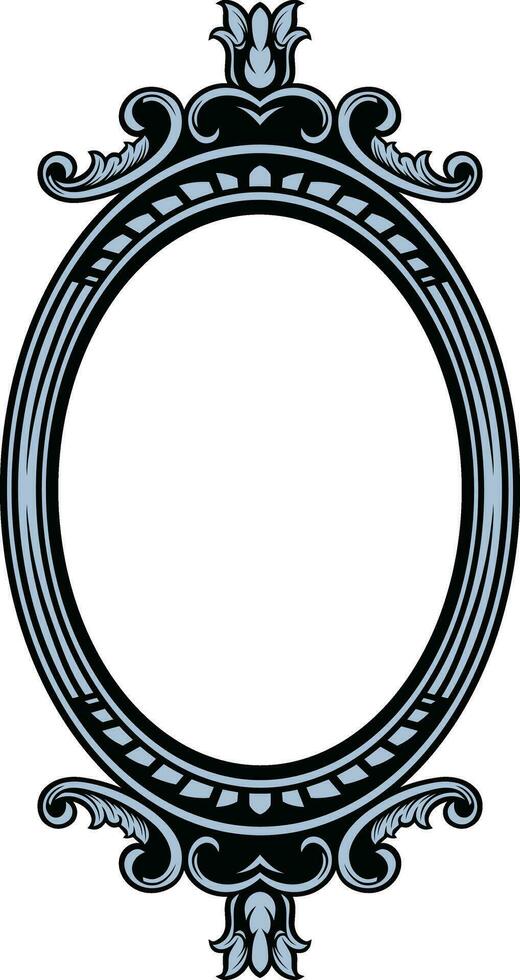 Mirror Vintage Frame vector
