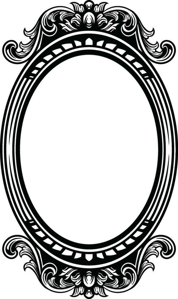 Mirror Vintage Frame vector