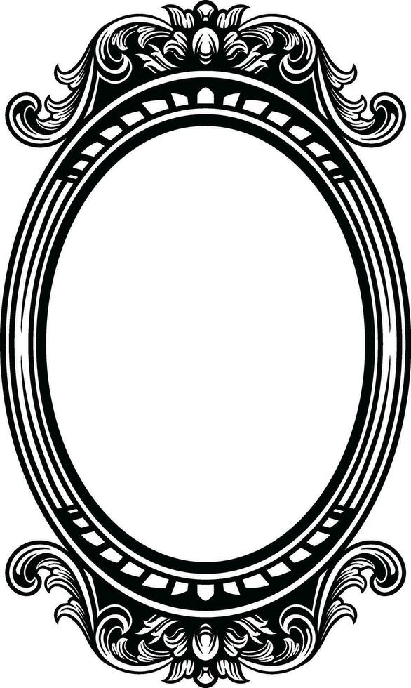 Mirror Vintage Frame vector