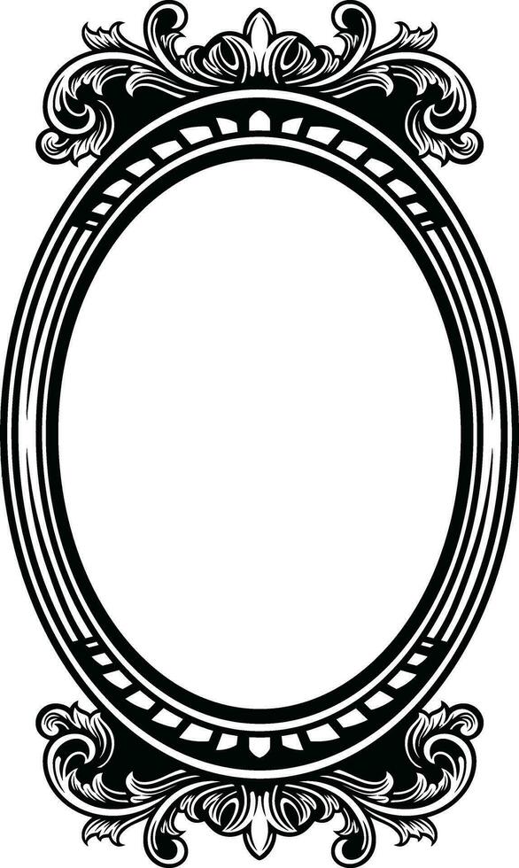 Mirror Vintage Frame vector