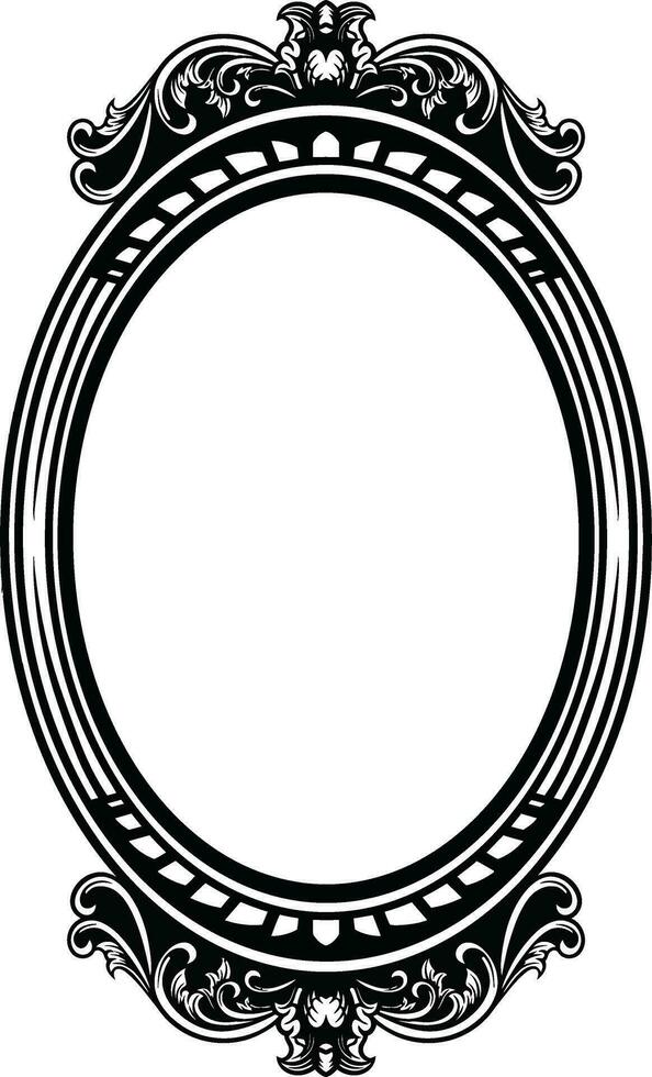 Mirror Vintage Frame vector