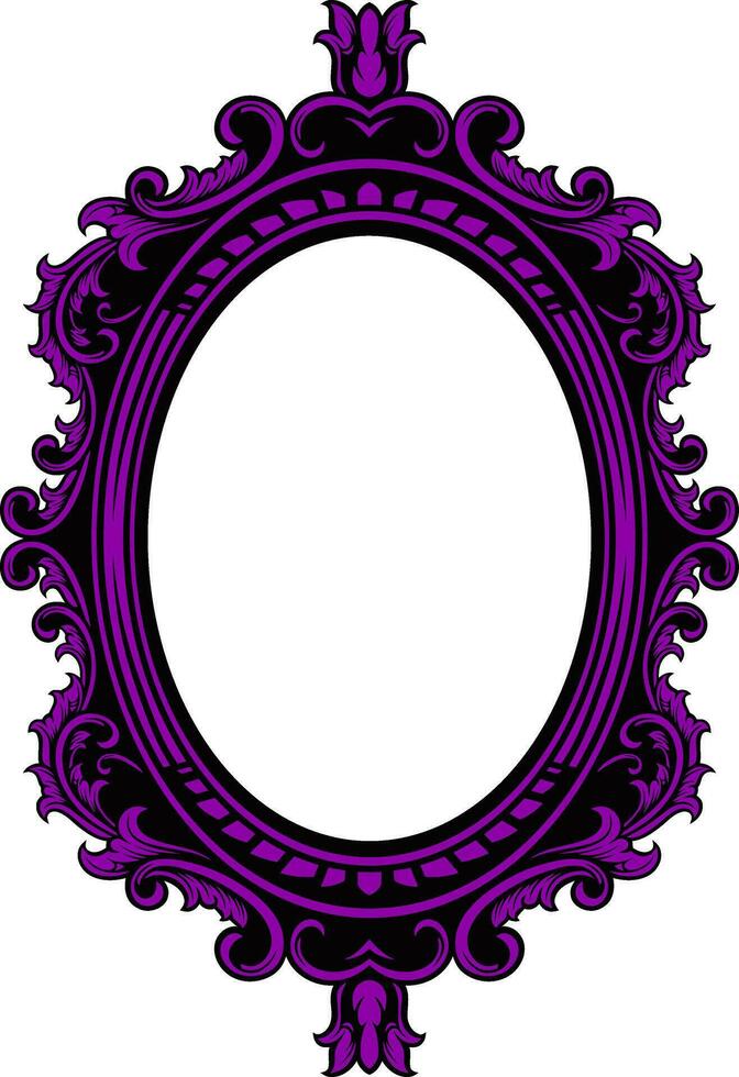 Mirror Vintage Frame vector