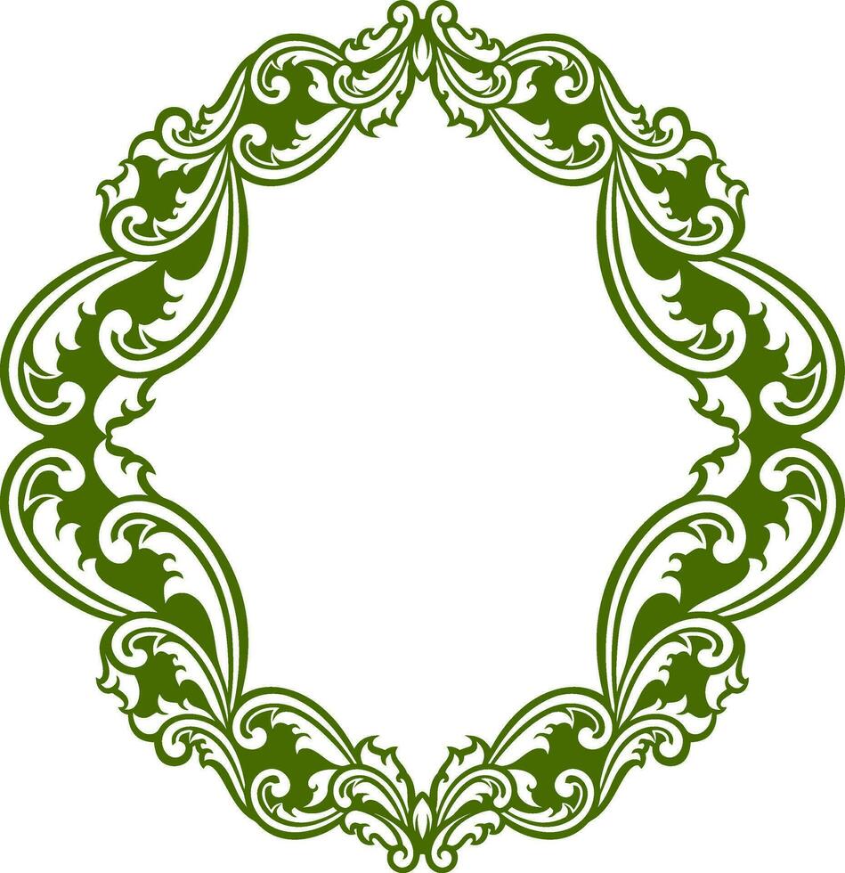 ornamento marco para Boda vector