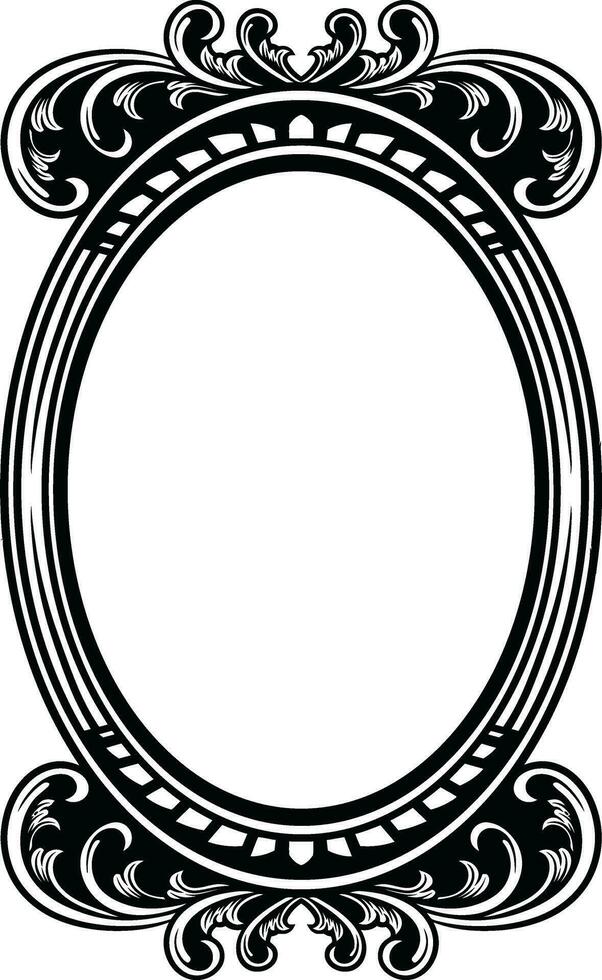 Mirror Vintage Frame vector