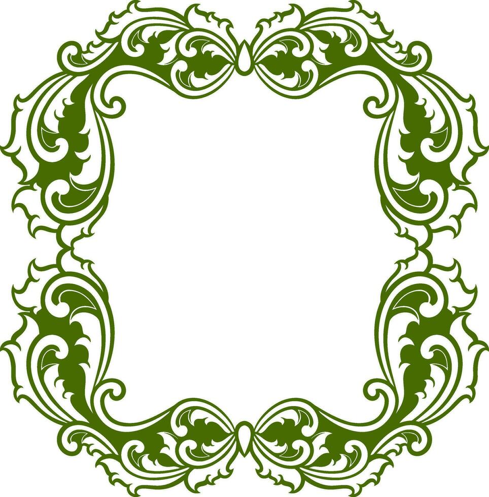 ornamento marco para Boda vector