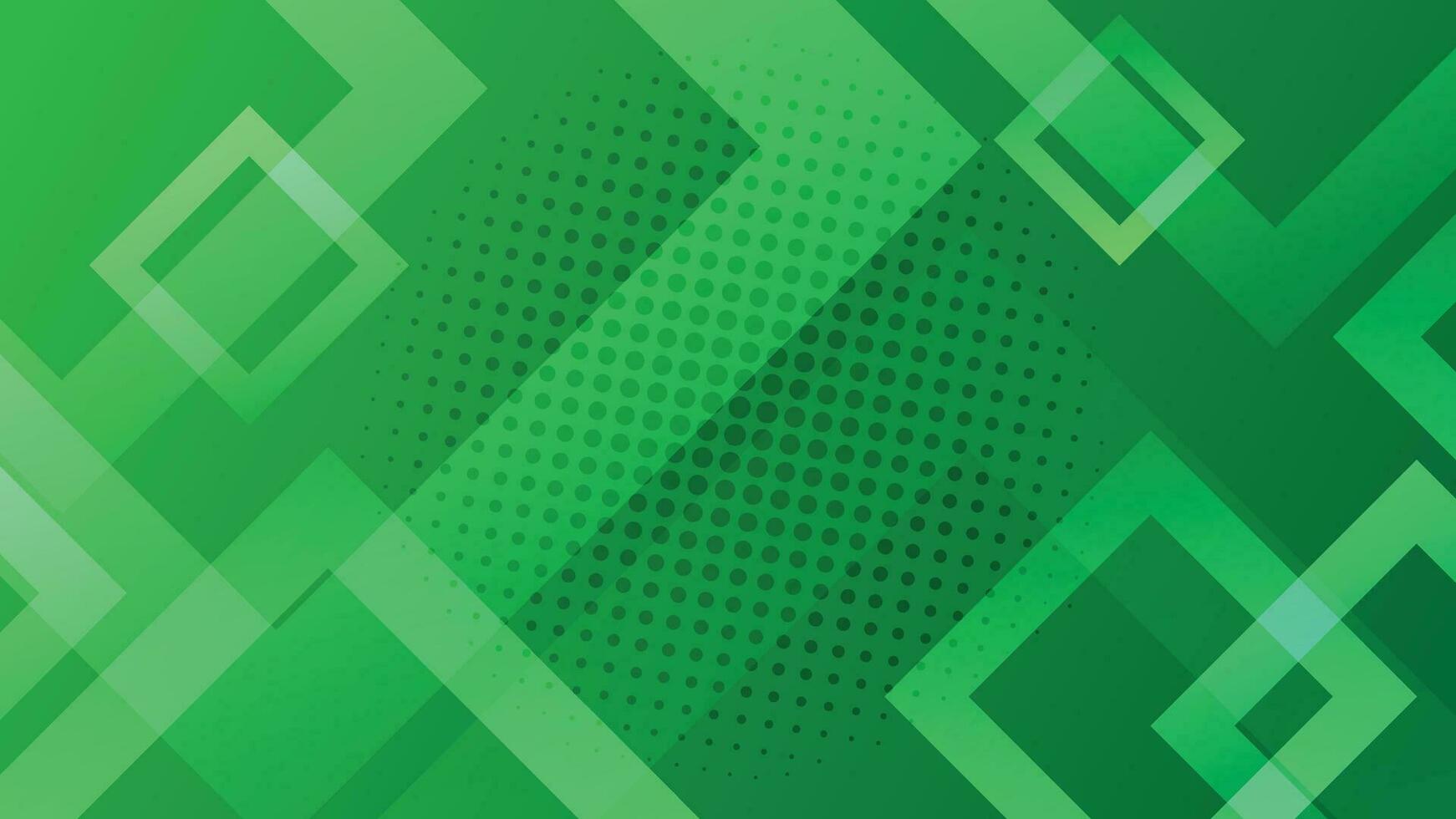 Free vector green geometric abstract background