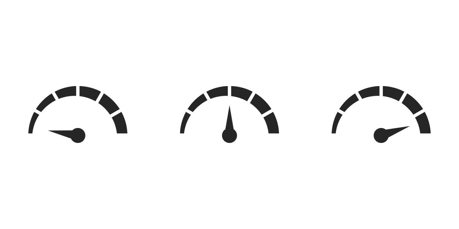 Speed level indicator vector isolated on white background 33081554