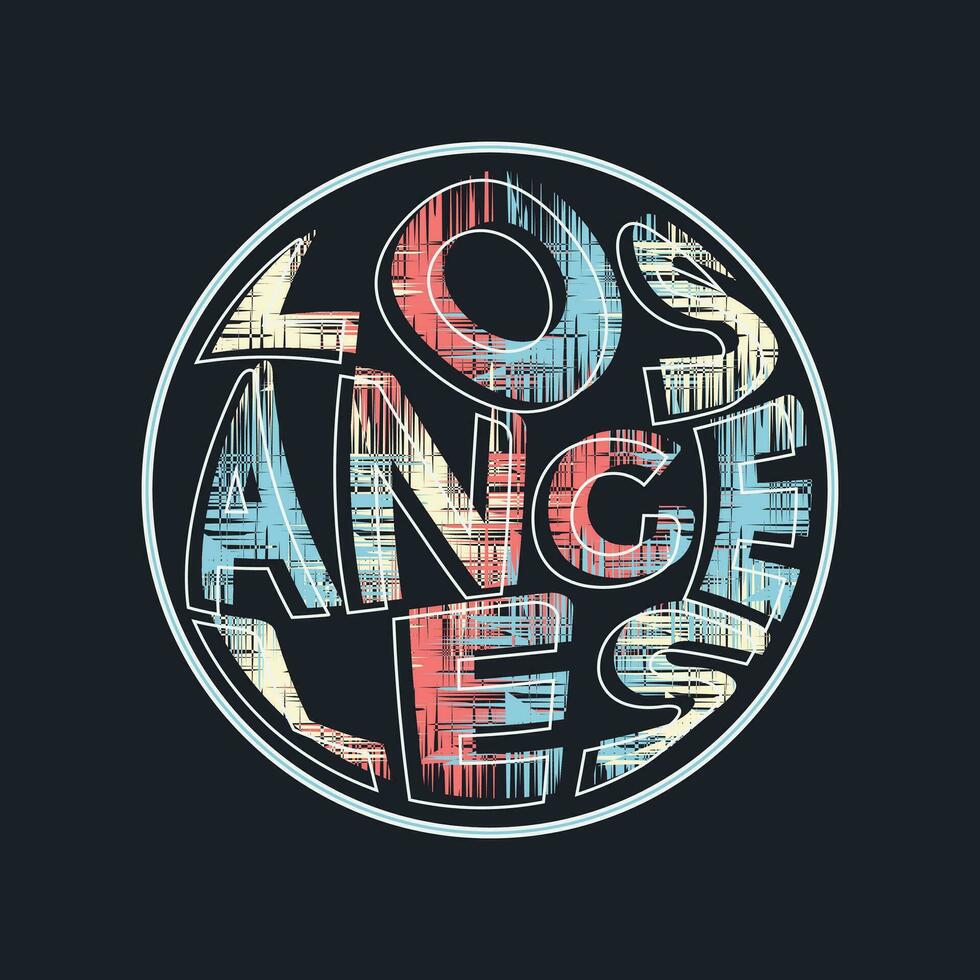 Los angeles stylish t-shirt and apparel abstract design. Vector print, typography, poster.