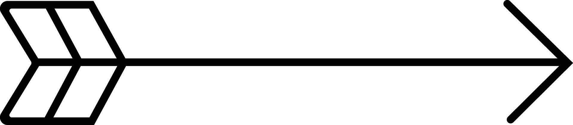Right arrow icon. simple flat black style arrow icon isolated on white background. Straight pointed arrow icon. Black arrow pointing to the right. Black direction pointer. vector