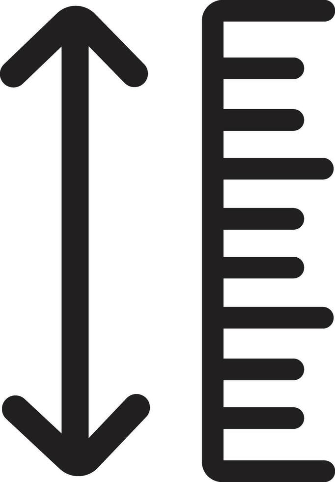 adjustable flat height icon. adjust length symbol. size adjustment arrow sign, isolated on white background 33081979 Vector Art at Vecteezy