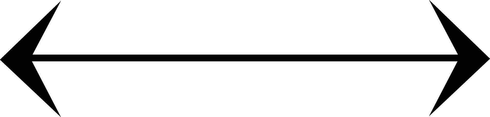 Right arrow icon. simple flat black style arrow icon isolated on white background. Straight pointed arrow icon. Black arrow pointing to the right. Black direction pointer. vector