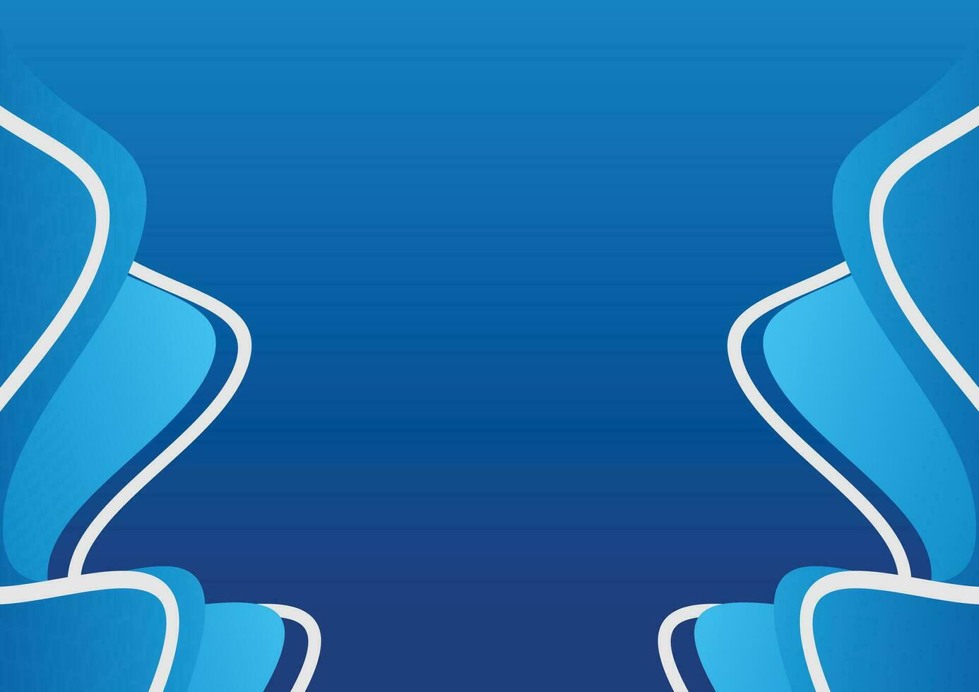 modern wave blue gradient background design vector