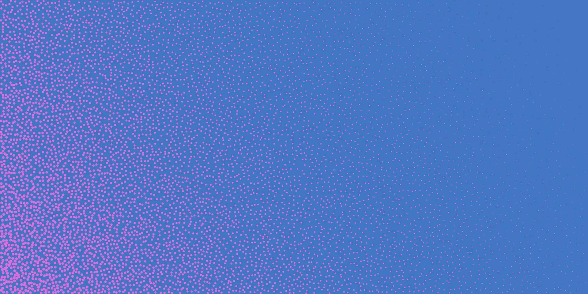 Halftone Dots on Noisy Gradient. Monochrome Stippled Texture with Distressed Elements. Vector Art for Grunge Design.