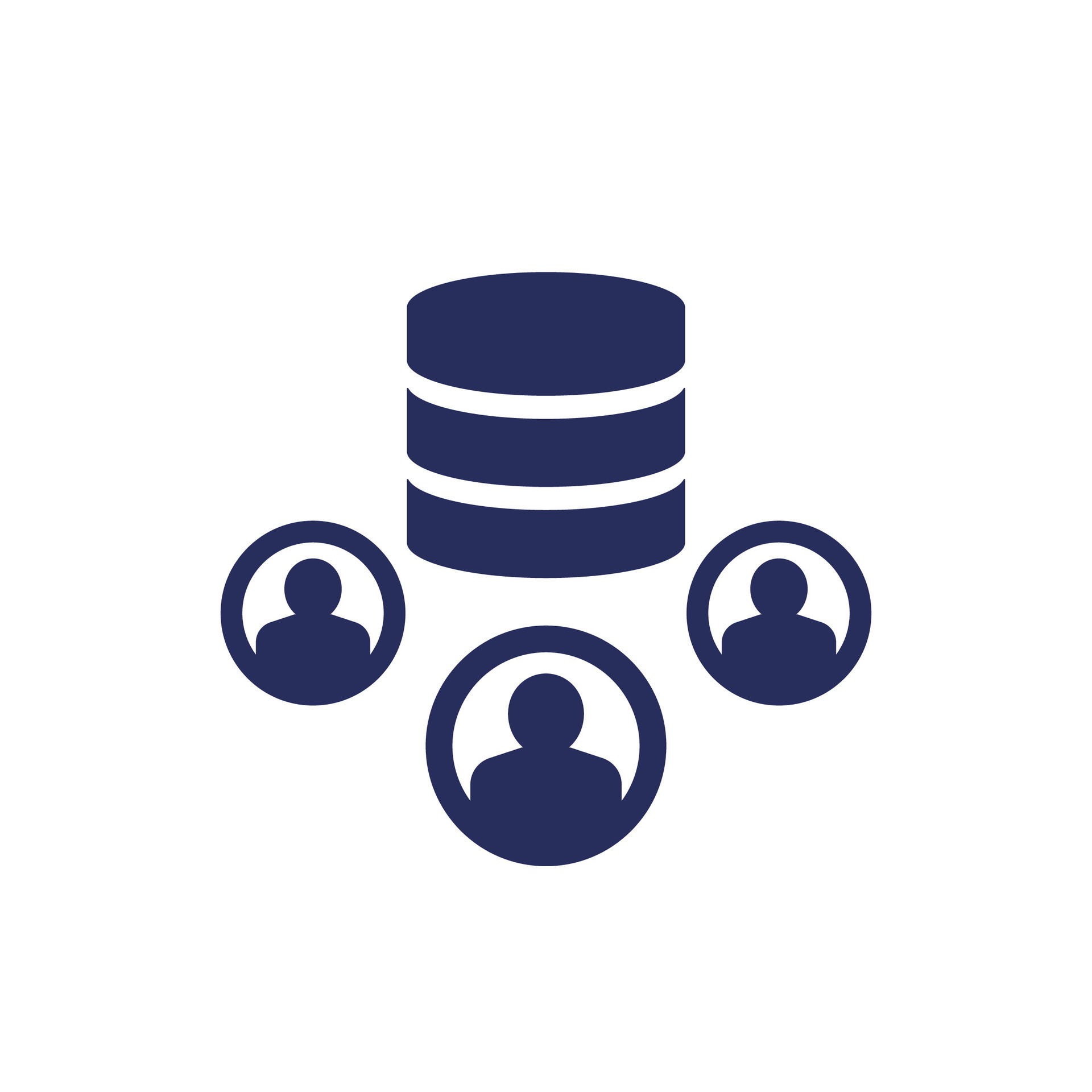 User base icon on white 33082655 Vector Art at Vecteezy