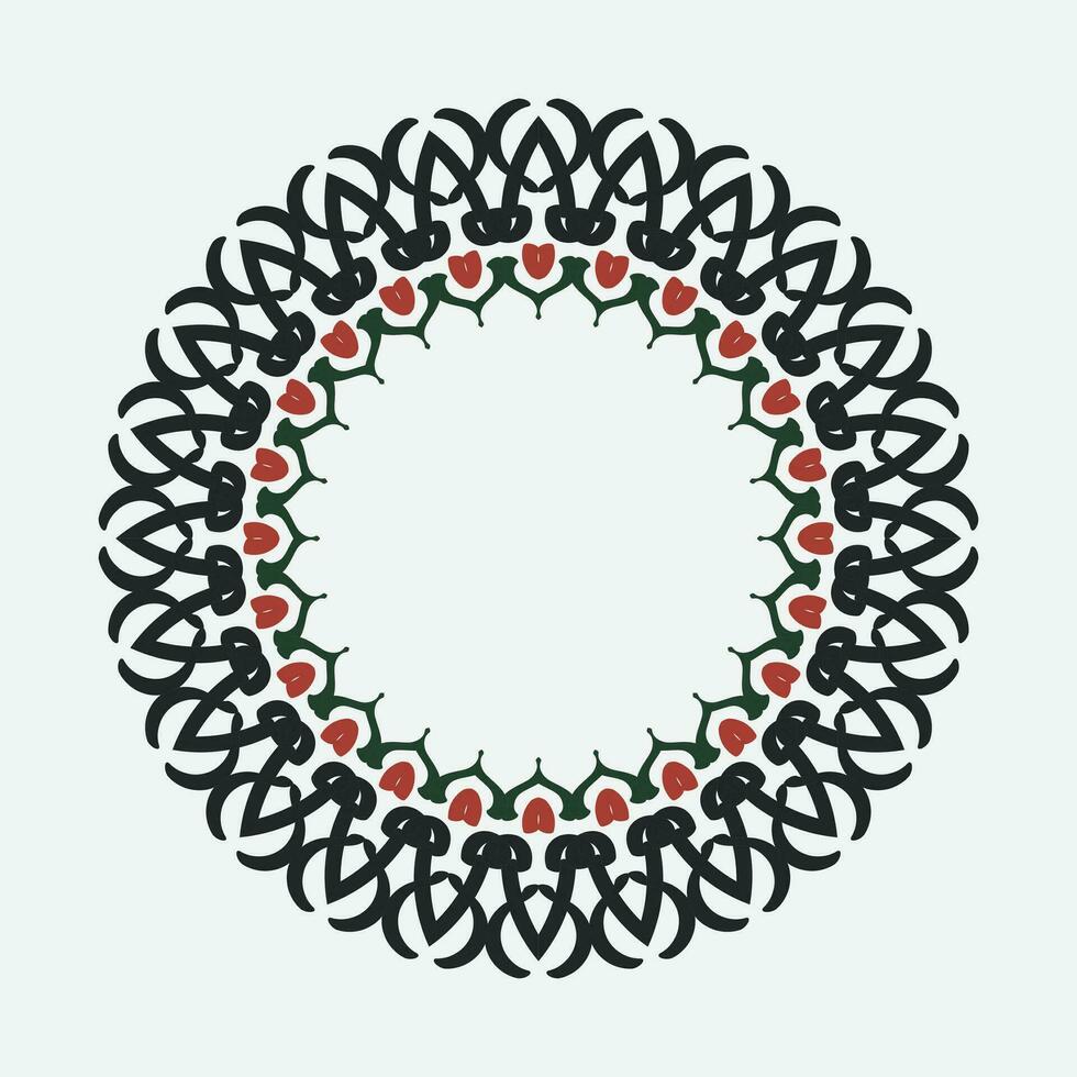 Vector decorative vintage frame on a white background.