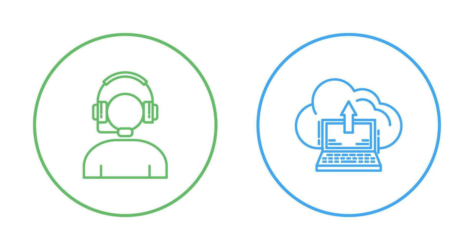 Helpline and backup Icon vector