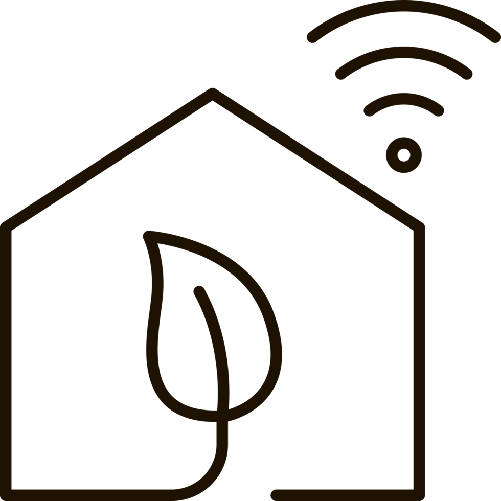 smart home line icon illustration png