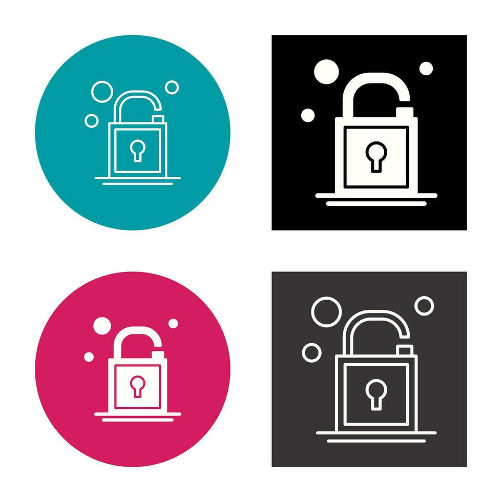 Open Lock Vector Icon