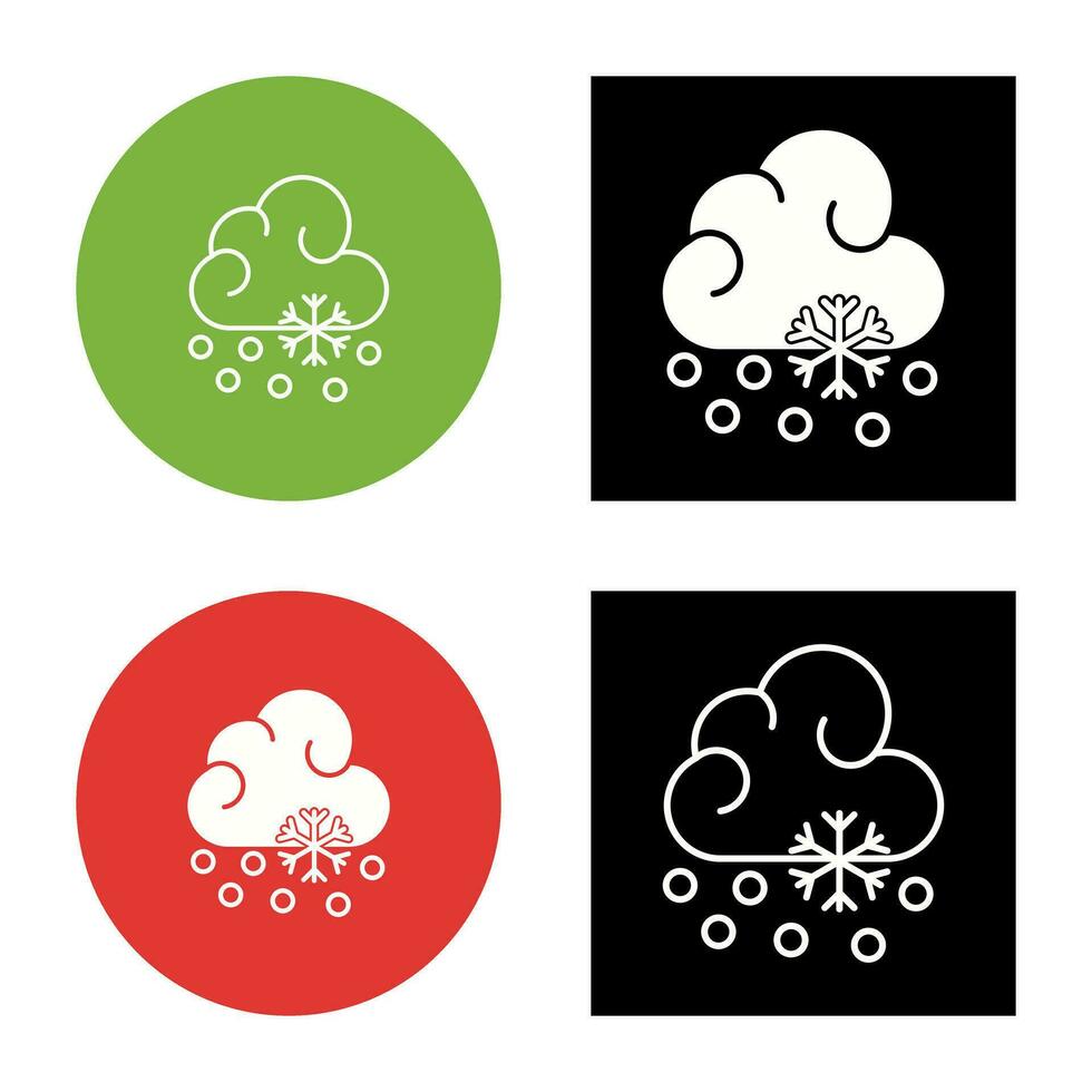 Snow Fall Vector Icon