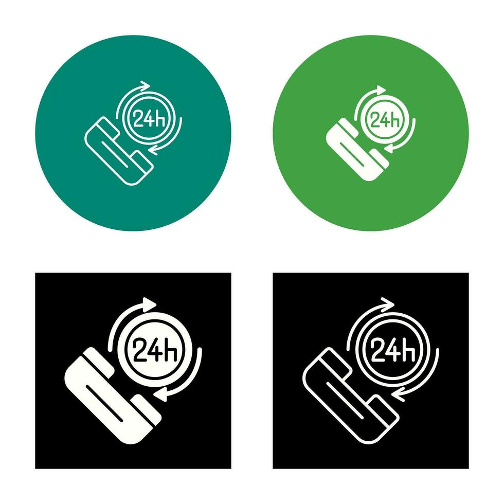 24h Vector Icon