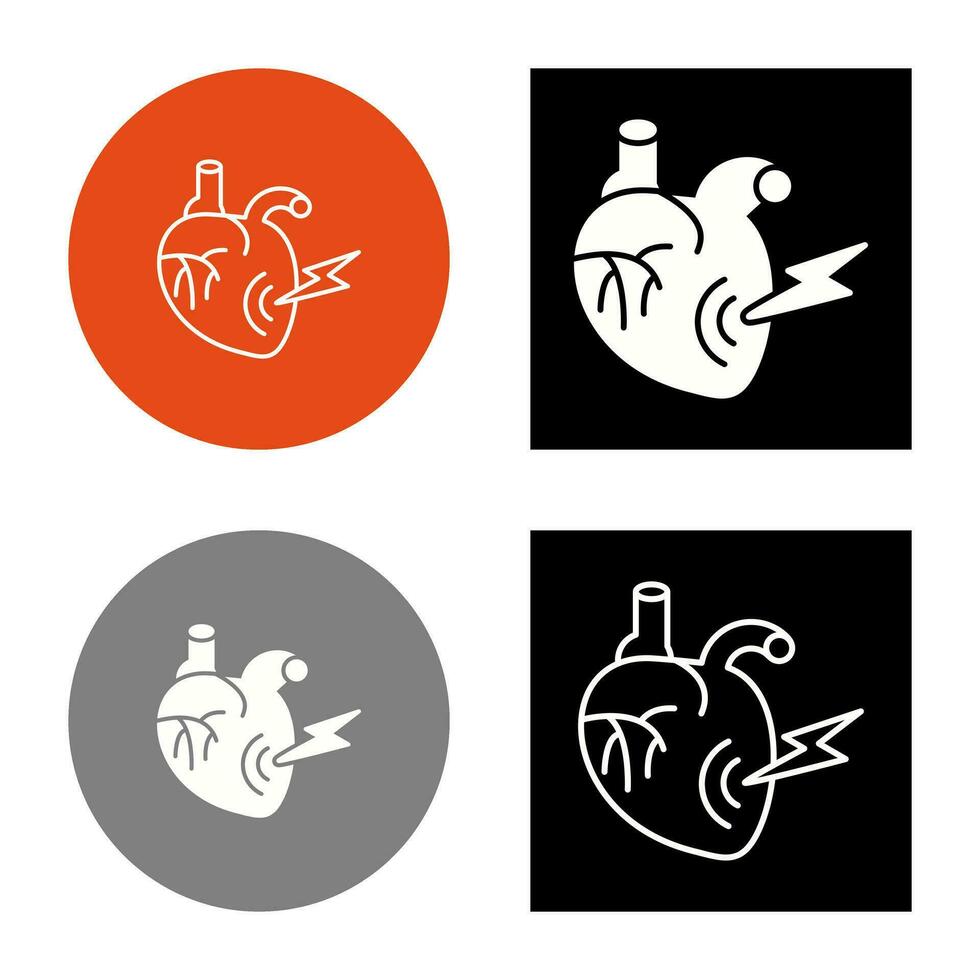 Heart Attack Vector Icon