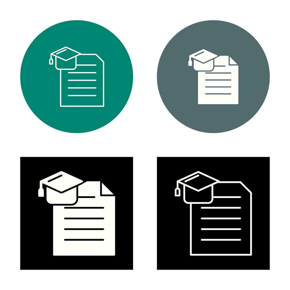 Degree Vector Icon