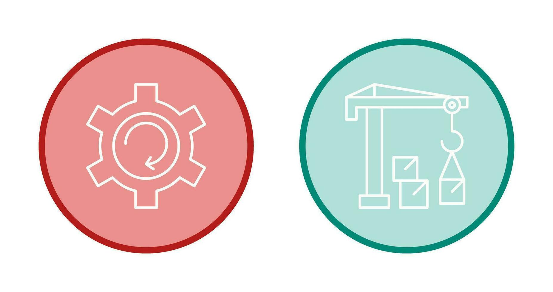 Upgrade and Robotic Arm Icon vector
