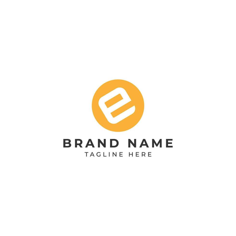 Letter E Logo design vector