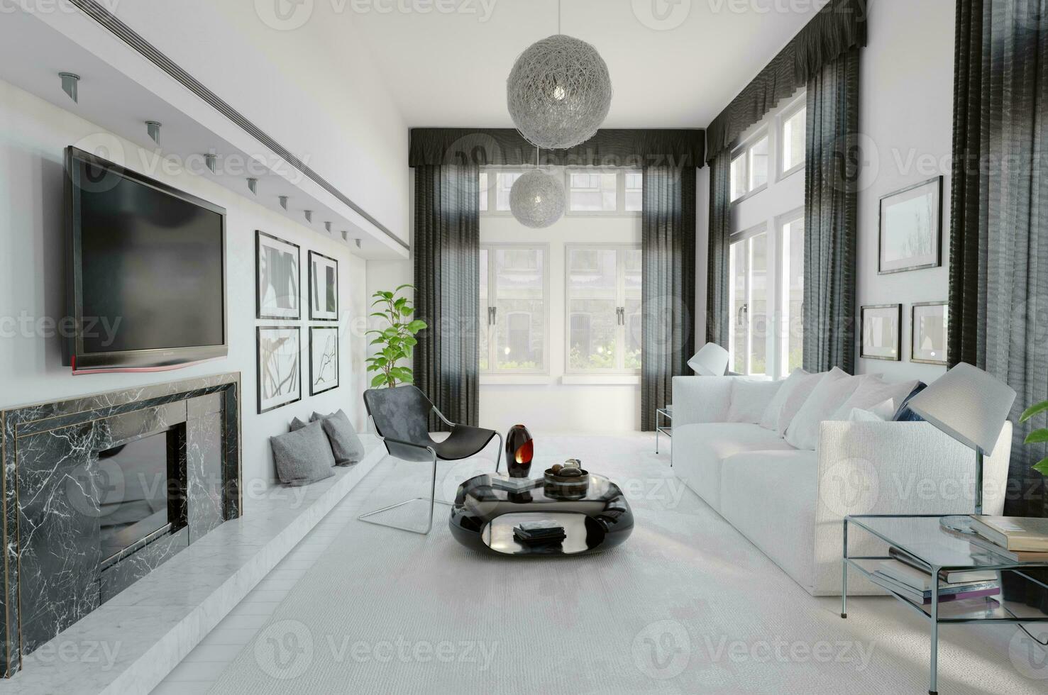 modern luxury house interior photo