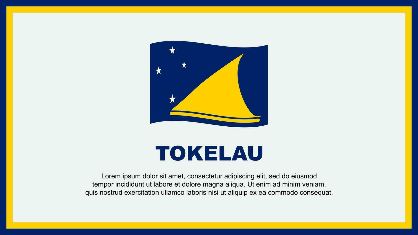 tokelau bandera resumen antecedentes diseño modelo. tokelau independencia día bandera social medios de comunicación vector ilustración. tokelau bandera