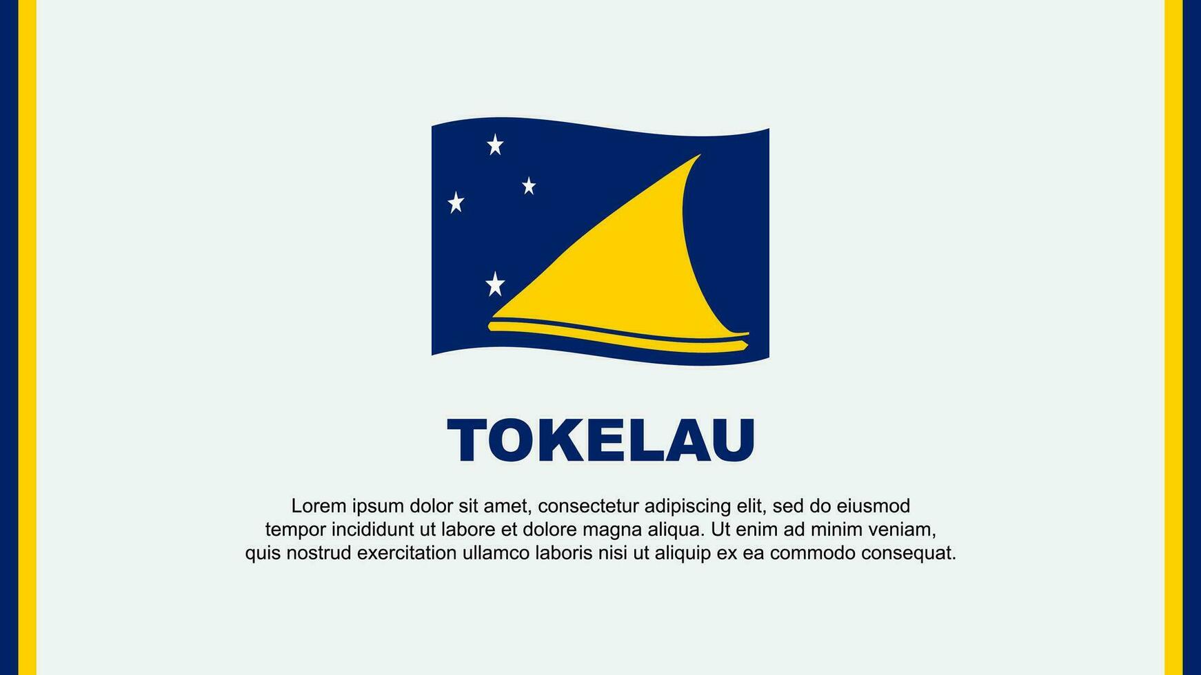 tokelau bandera resumen antecedentes diseño modelo. tokelau independencia día bandera social medios de comunicación vector ilustración. tokelau dibujos animados