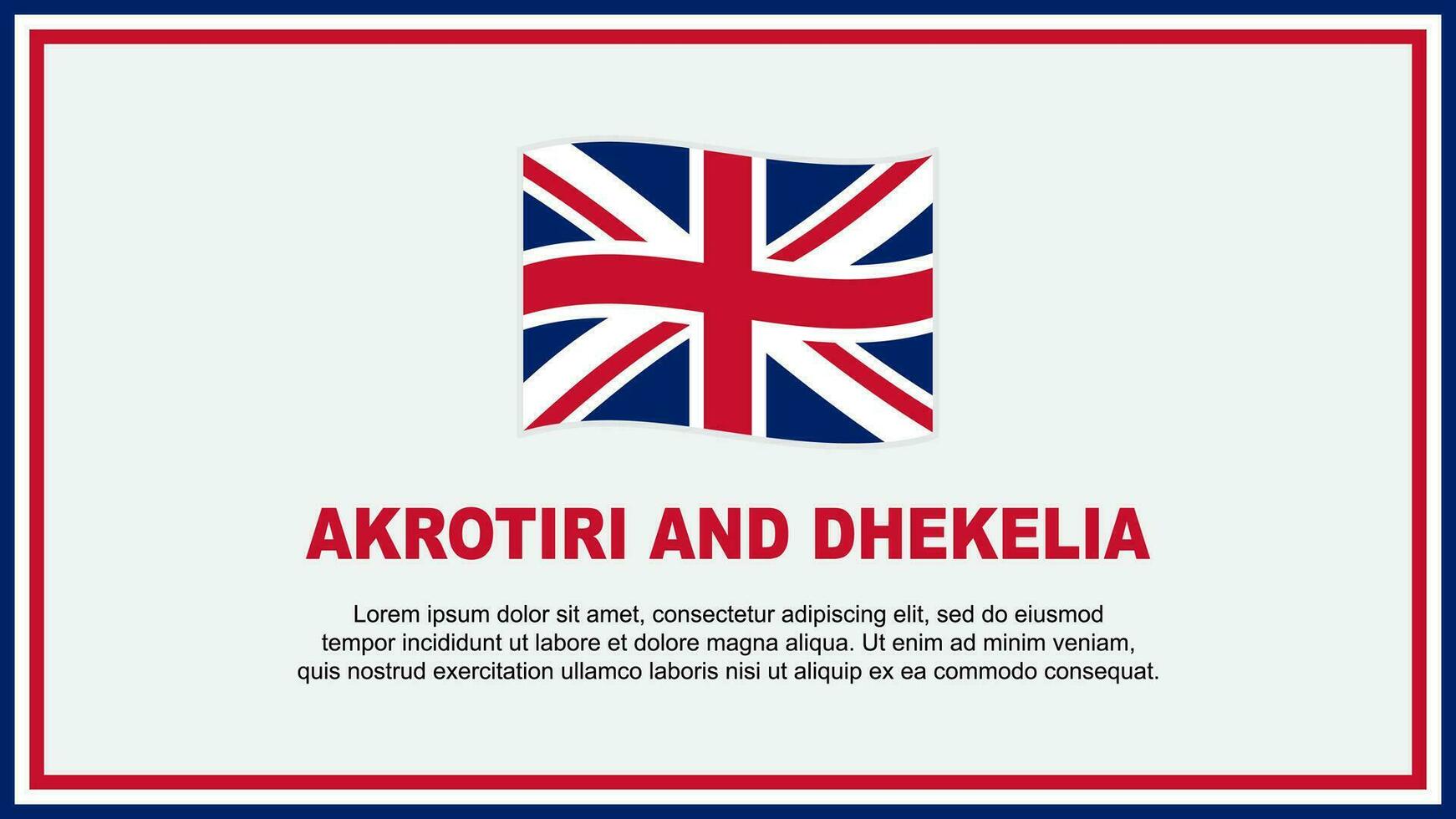 acrotiri y dhekelia bandera resumen antecedentes diseño modelo. acrotiri y dhekelia independencia día bandera social medios de comunicación vector ilustración. acrotiri y dhekelia bandera