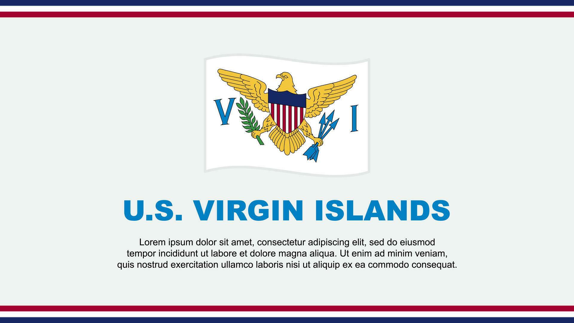 U S Virgin Islands Flag Abstract Background Design Template U S Virgin Islands Independence