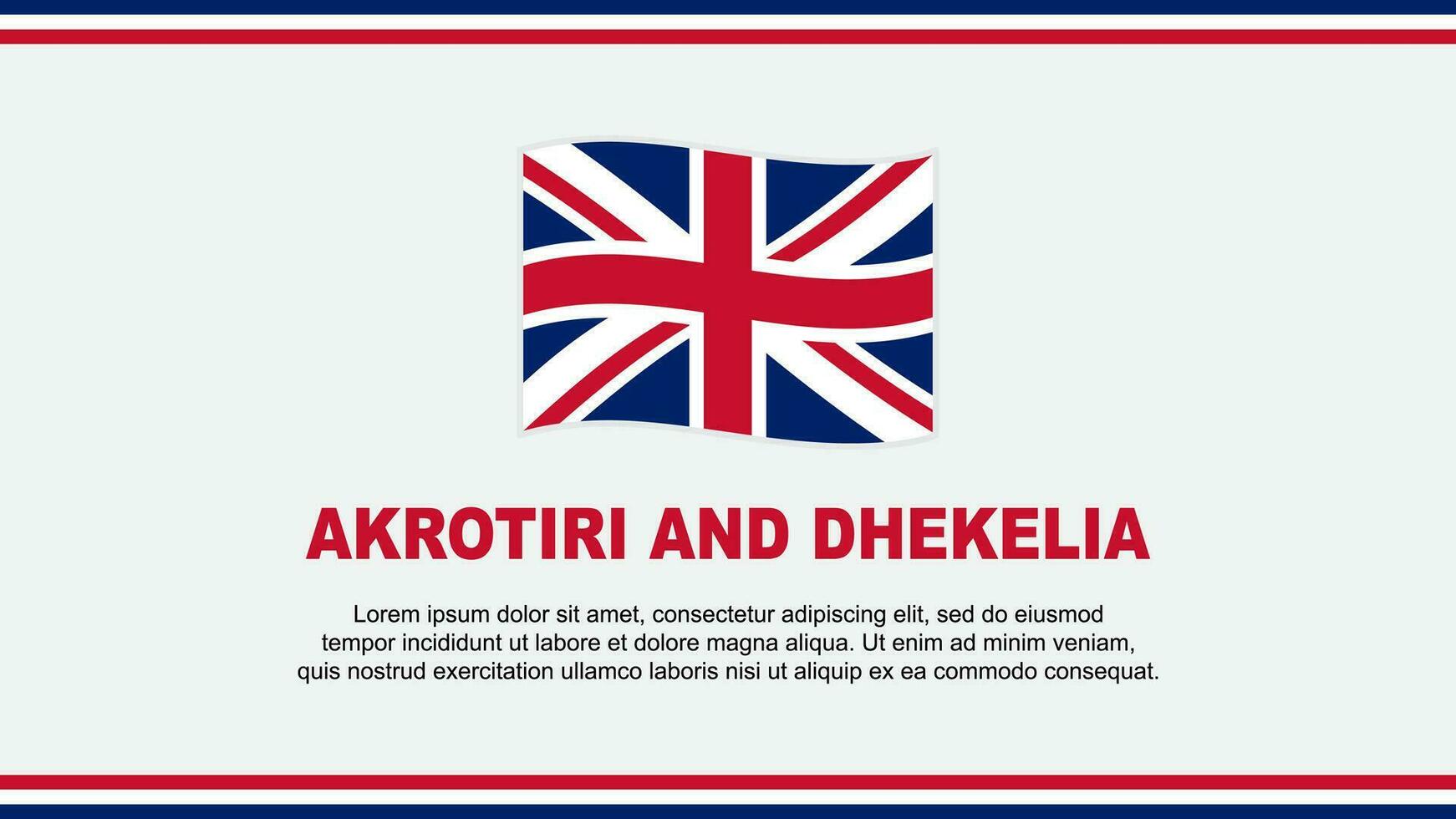 acrotiri y dhekelia bandera resumen antecedentes diseño modelo. acrotiri y dhekelia independencia día bandera social medios de comunicación vector ilustración. acrotiri y dhekelia diseño