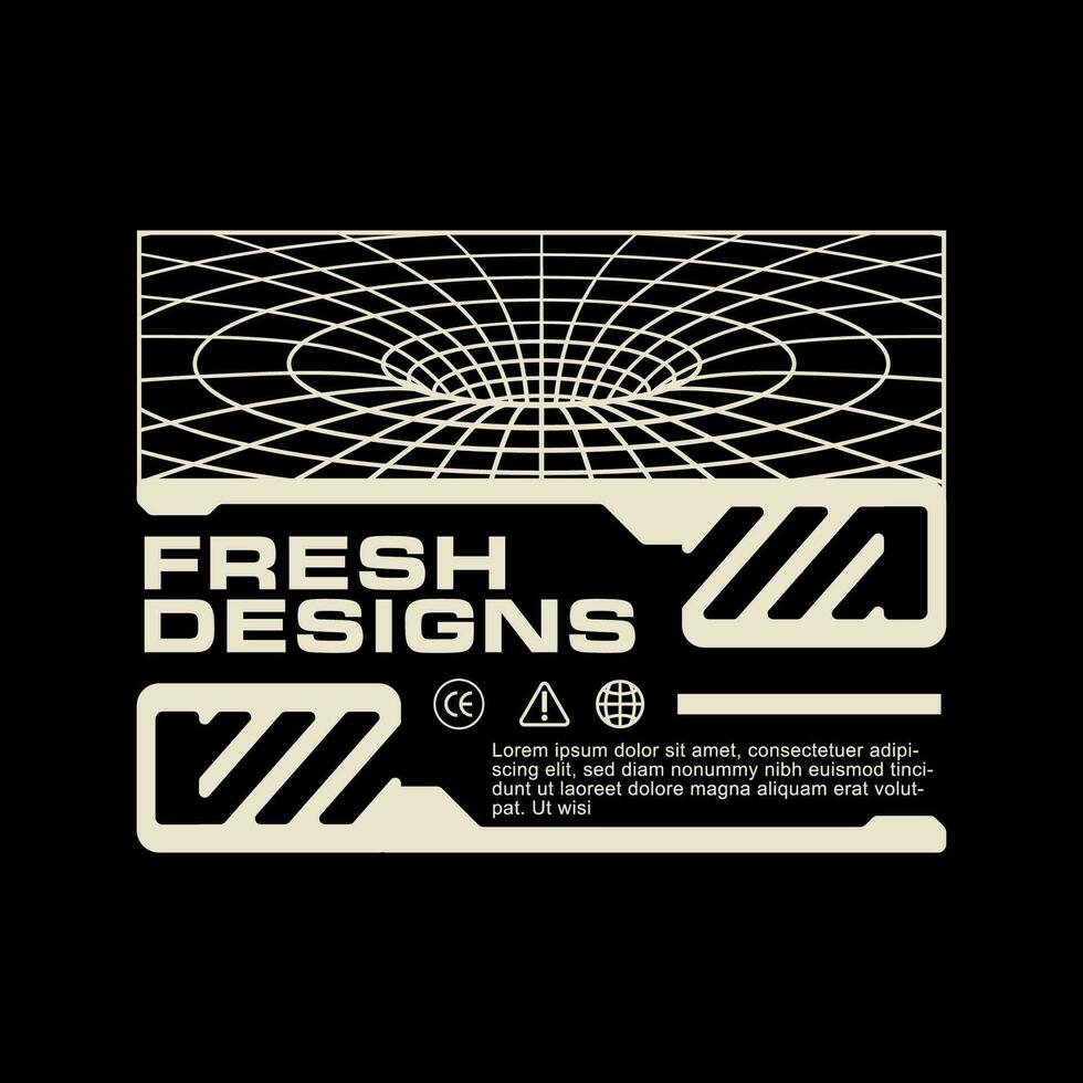 Graphic tee urban streetwear concept vector design templates