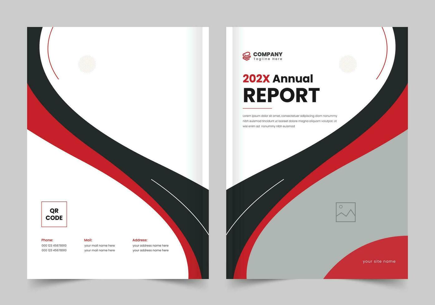 Annual report cover design, Cover Design for Brochure, Annual Report vector