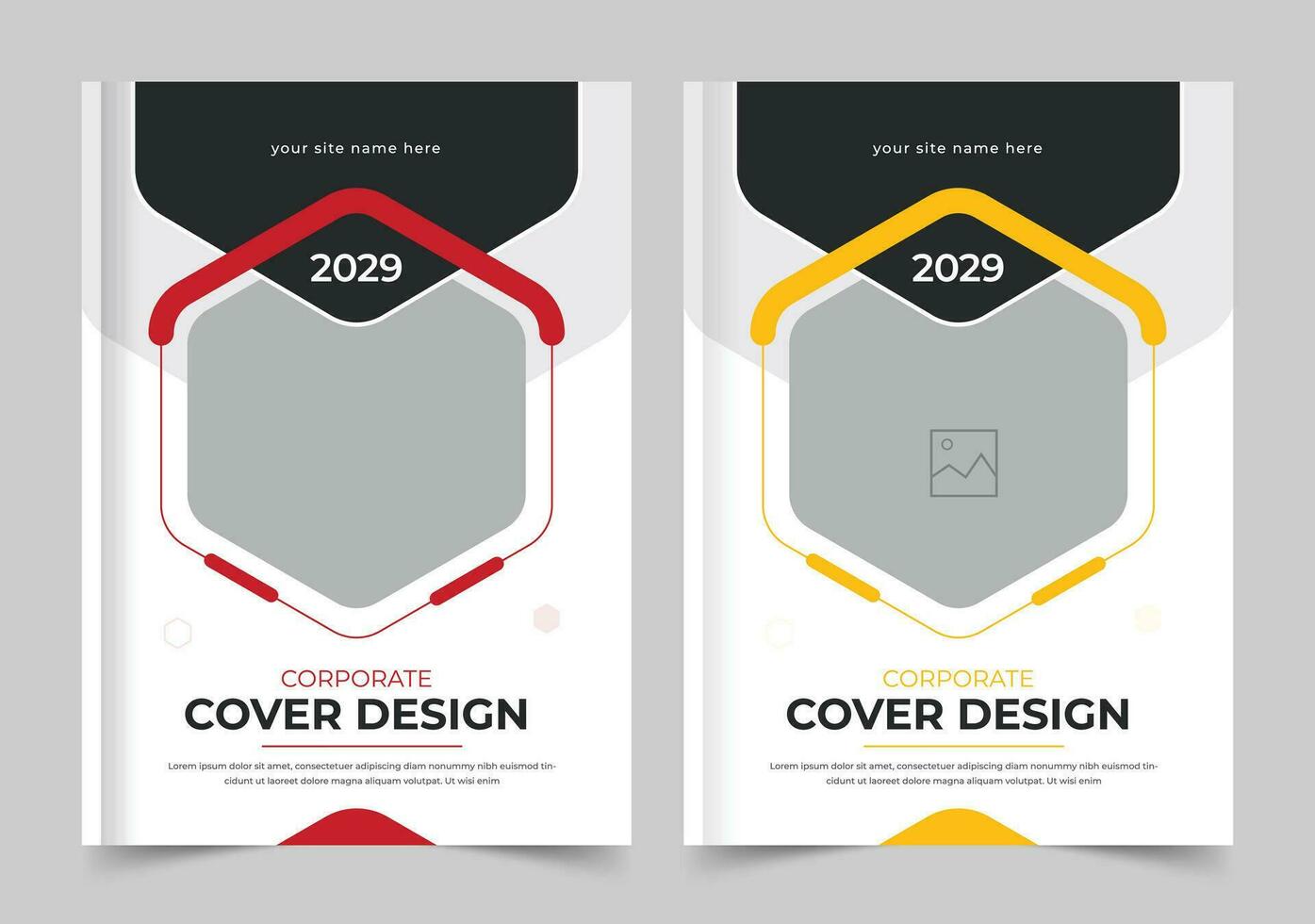 Annual report cover design, Cover Design for Brochure, Annual Report vector