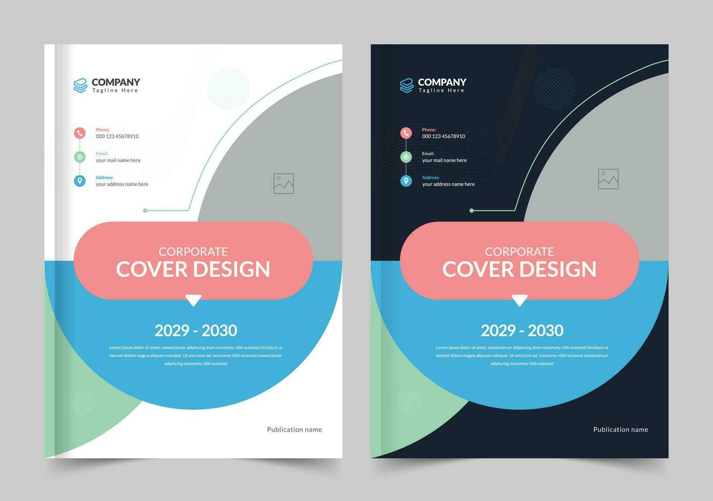 Annual report cover design, Cover Design for Brochure, Annual Report vector