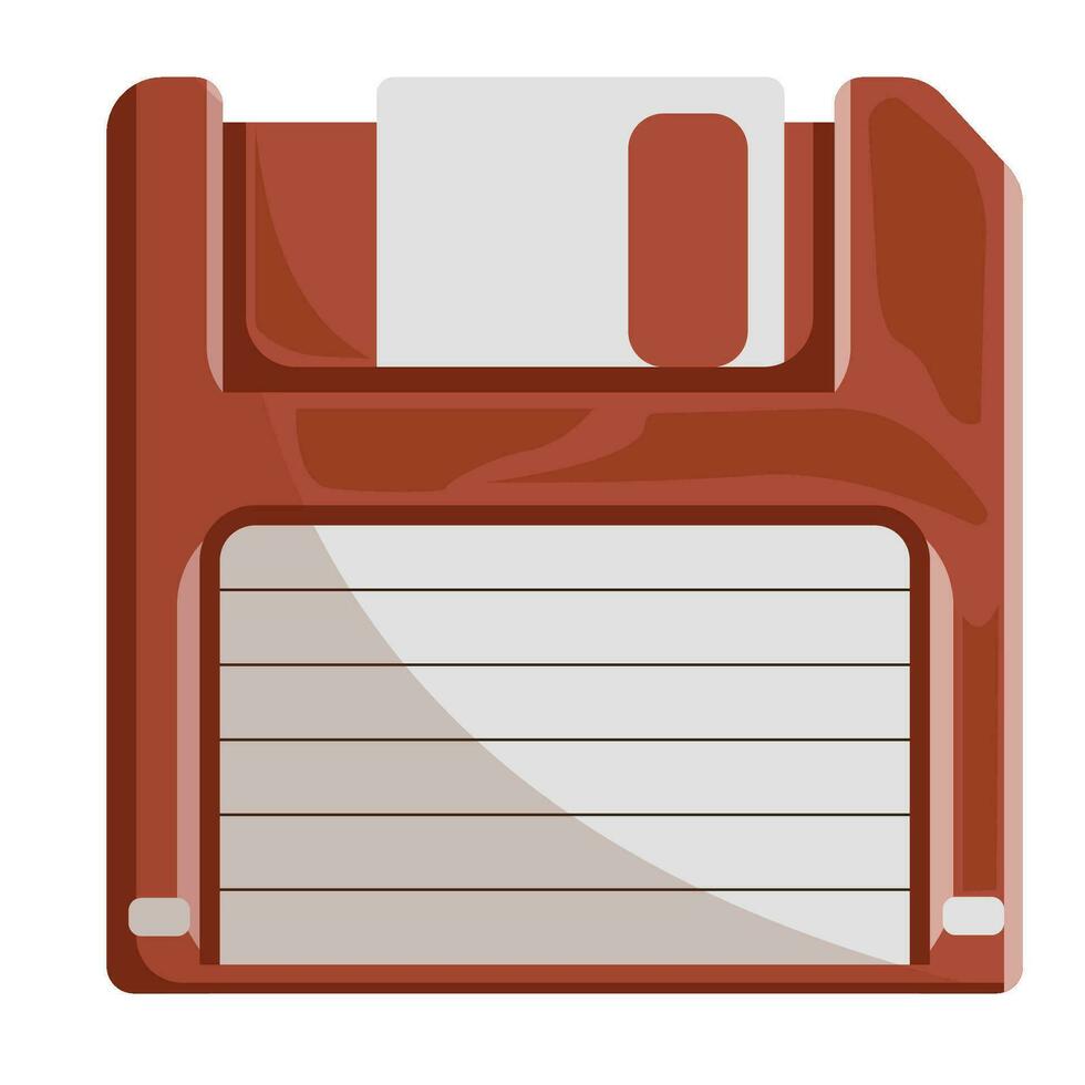 Floppy Disk Retro Classic Illustration vector