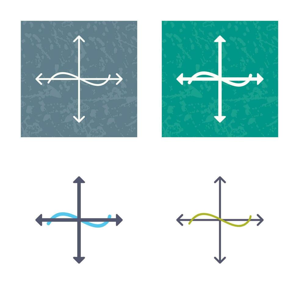 Unique Graph Vector Icon