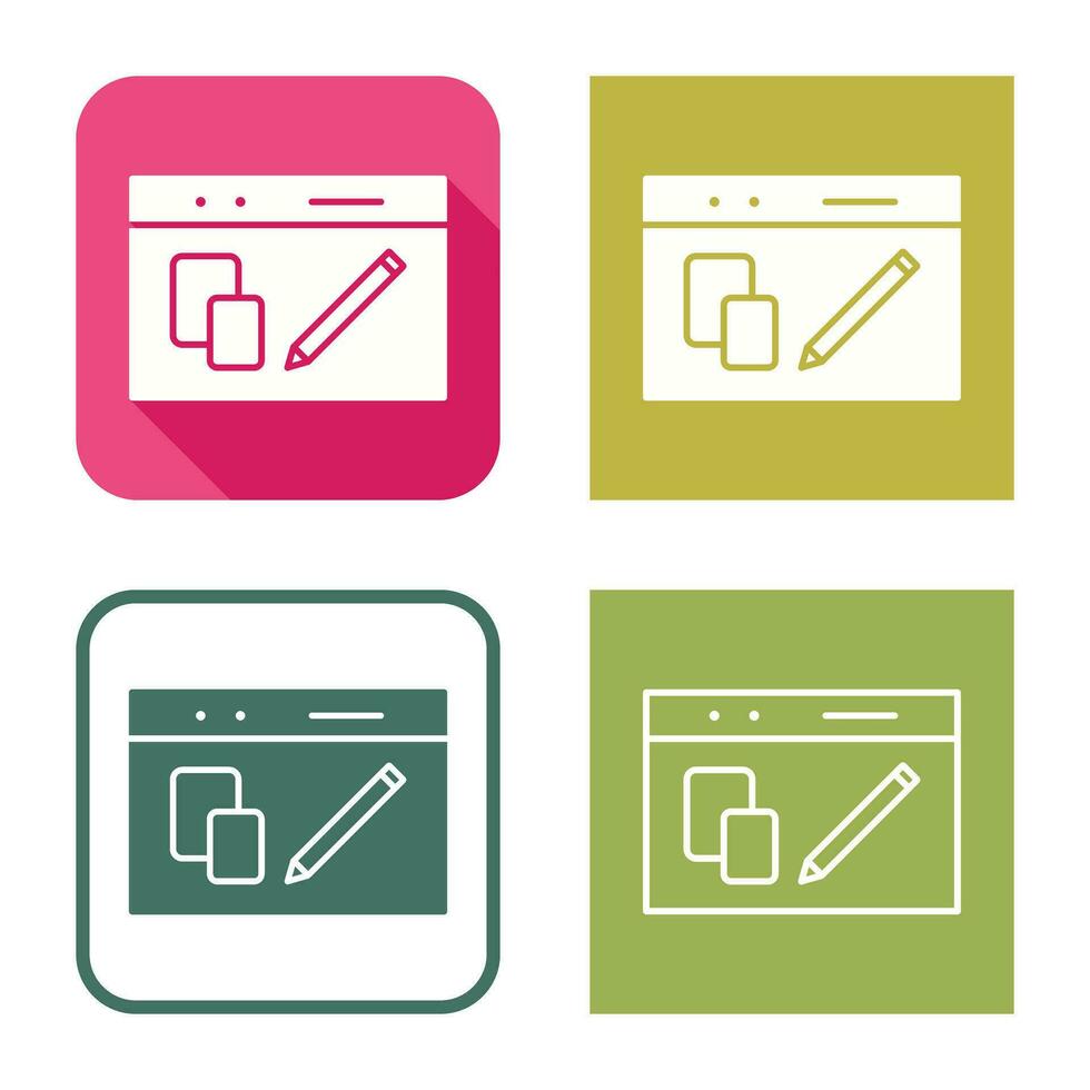 Unique Website Design Vector Icon 33088708 Vector Art at Vecteezy