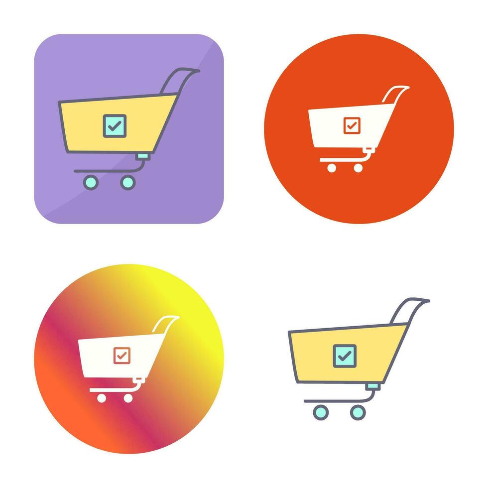 Unique Confirm Order Vector Icon