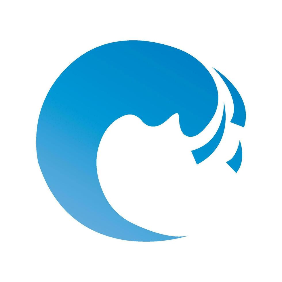 wave icon vector
