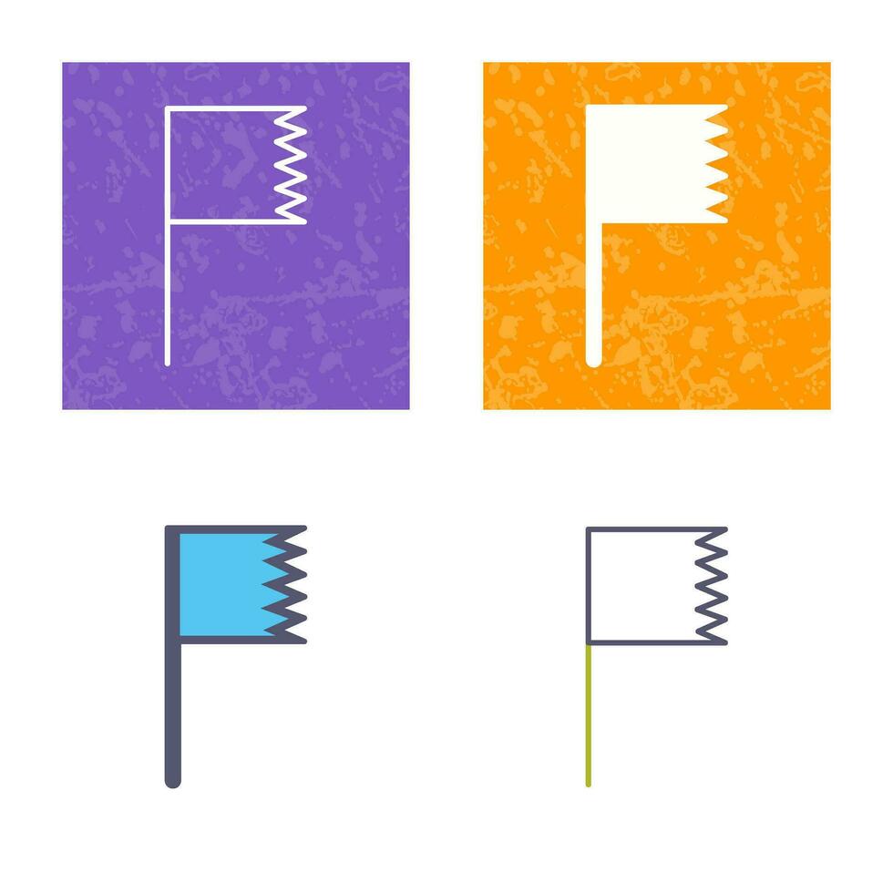 Unique Flag Vector Icon
